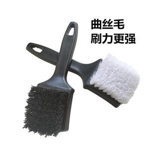熱銷汽車輪胎輪轂清洗刷 曲絲發(fā)動機清潔毛刷 腳墊清理毛刷定制